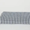 Anthracite Gingham 63 x 118 Tablecloth