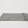 Black Gingham / Off White Table Runner