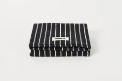 Black Stripes Bath Mat