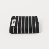 Black Stripes Guest Towel