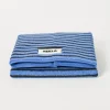 Blue and Black Bath Mat