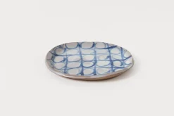 Blue Patterned 7" Plate J.