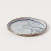 Blue Patterned 7" Plate K.