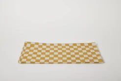 Divya Hand Blocked Table Runner Mustard