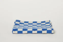 Divya Hand Blocked Table Runner Blue