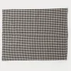 Gingham Black / Off White Placemat