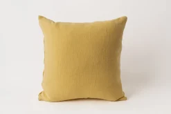 Hudson Dijon 20" x 20" Linen Pillow