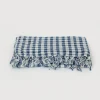 Indigo Gingham Tablecloth