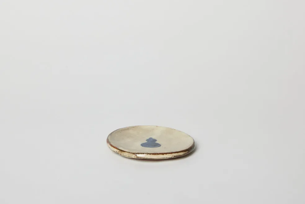 Khoki Mame Ezara Small Plate Blue