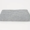 Navy Black Stripes 55 x 98 Tablecloth