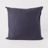 Navy Burgundy Dot Deadstock 16 x 16 Pillow