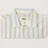 Needle Stripes Cotton Poplin Pyjamas Shirt Small