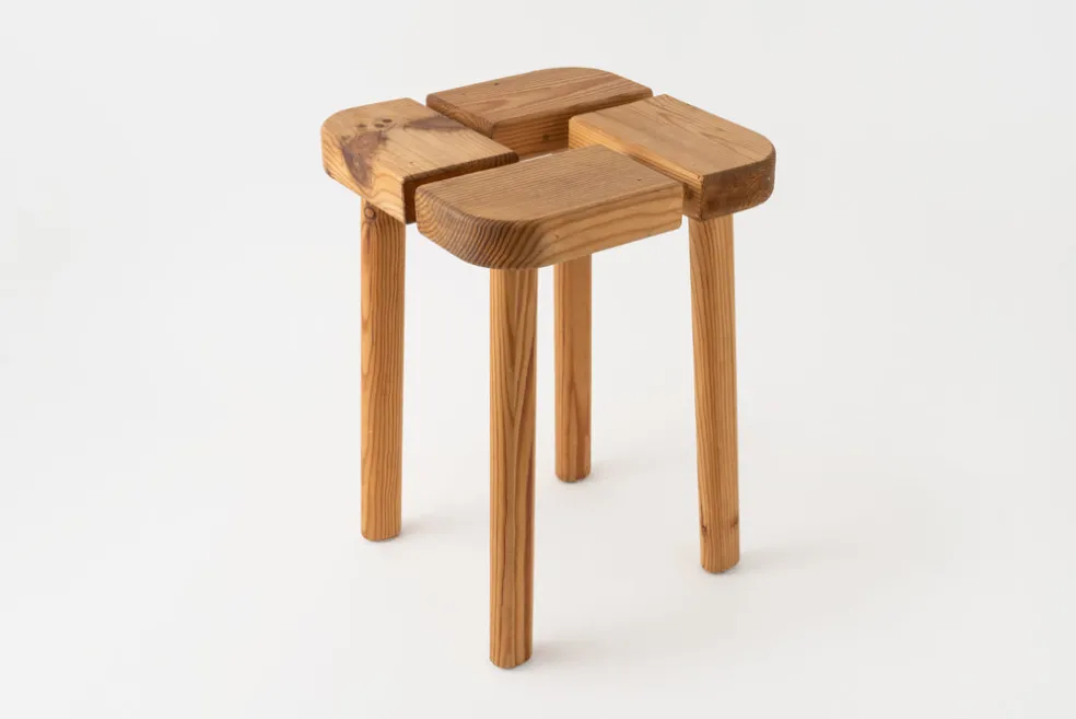 Olof Ottelin Finnish Pine Stool
