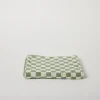 Organic Cotton Hand Towel in Sage/Chalk