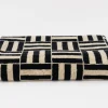 Organic Cotton Pool Towel in Sand & Noir