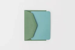 Pack of 5 Mini Cards and 5 Mini Envelopes - Mint and Moss |