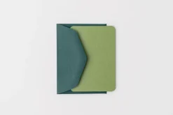 Pack of 5 Mini Cards and 5 Mini Envelopes - Grass and Green