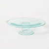 Recycled Glass Pedestal Plate