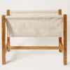 Scandinavian Pine and Canvas Magazine Rack