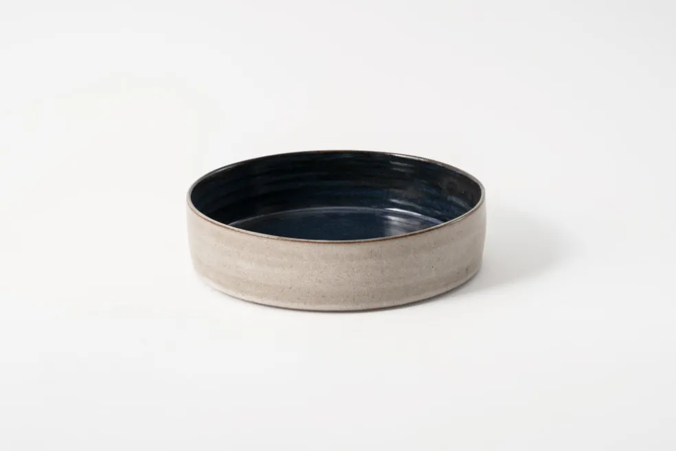 Shallow Bowl Medium, Cobalt
