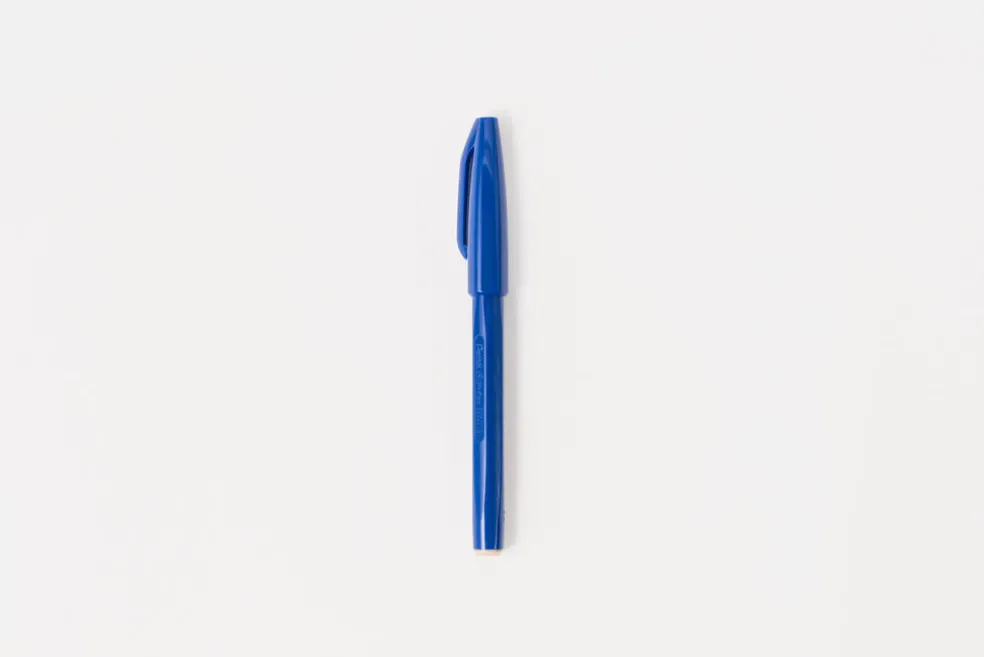 Sign Pen Pentel Bleu