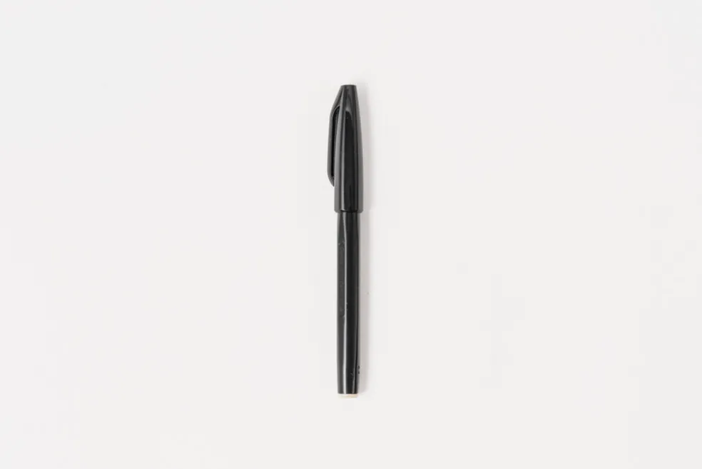 Sign Pen Pentel Noir