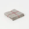 Stripe Ecureuil Set of 4 Napkins
