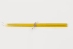 Thin Beeswax Candle Pair