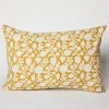 Tina Hand Block-printed Linen Pillow