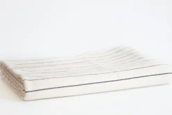 TPE Tablecloth Natural with Navy Stripe