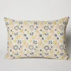Uma Hand Block-printed Linen Pillow