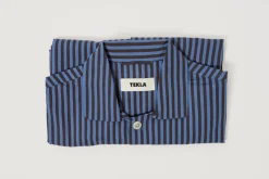 Verneuil Stripes Cotton Poplin Pyjamas Shirt Small