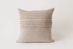 Vintage Grain Sack Pillow 18 x 18 N.