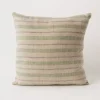 Vintage Grain Sack Pillow 18 x 18 H.