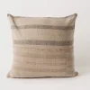 Vintage Grain Sack Pillow 18 x 18 J.