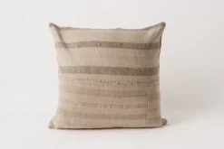 Vintage Grain Sack Pillow 18 x 18 J.