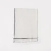 White & Black Stripe Tea Towel