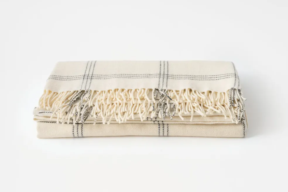 Window Alpaca Throw